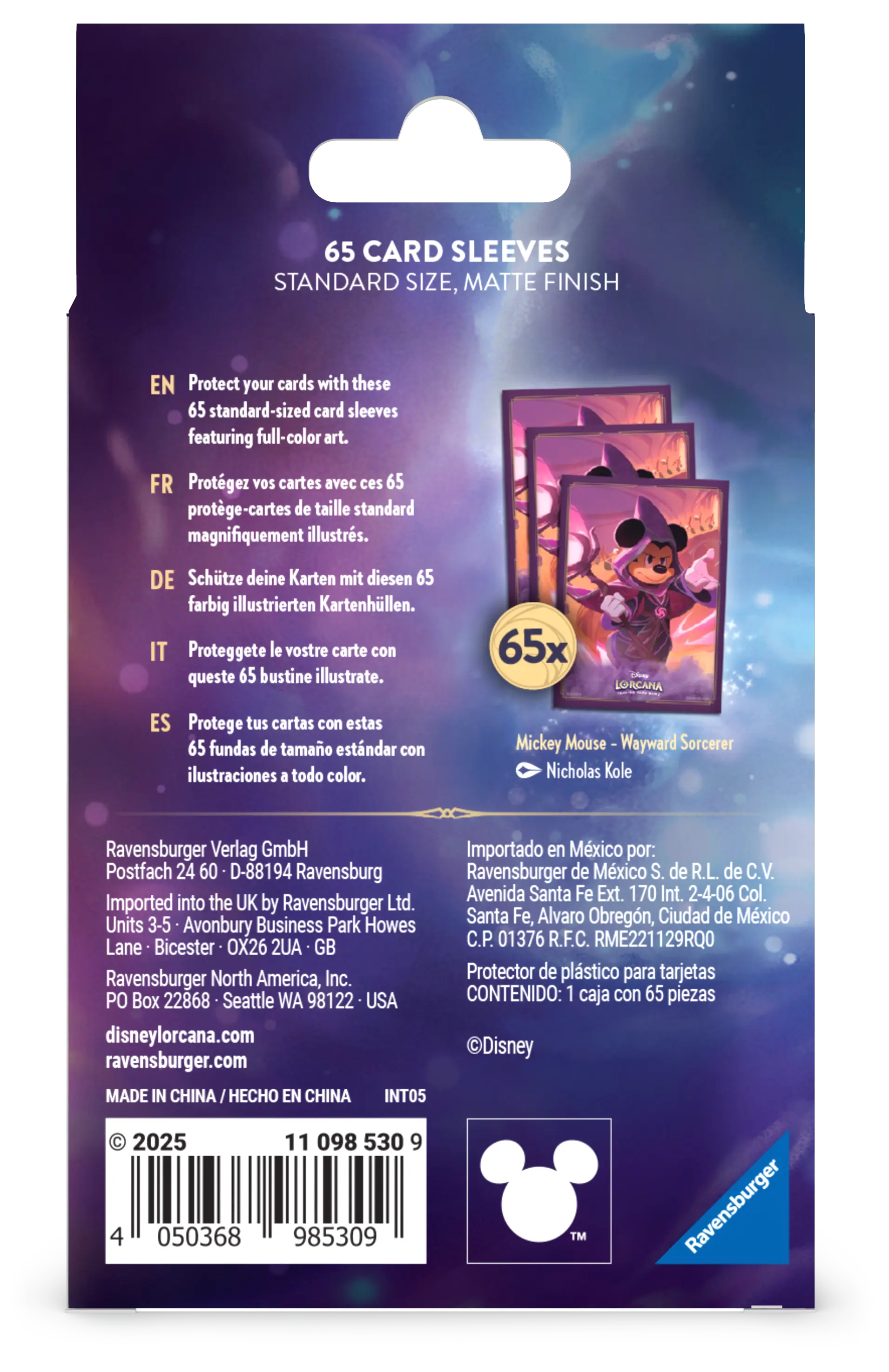 Disney Lorcana: Reign of Jafar - Mickey Mouse Sleeves 65szt.