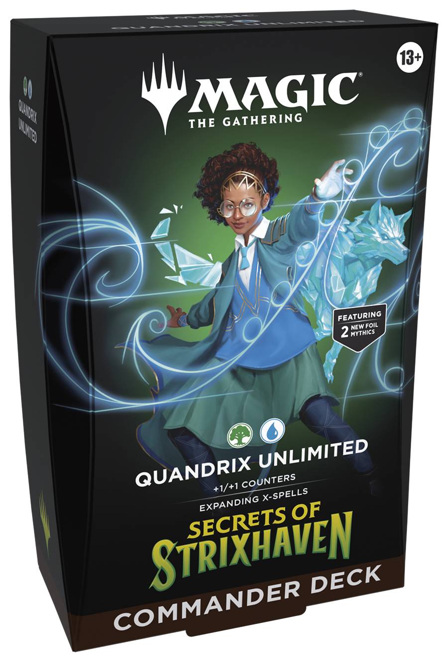 Magic: The Gathering - Secrets of Strixhaven Quandrix Unlimited Commander Deck