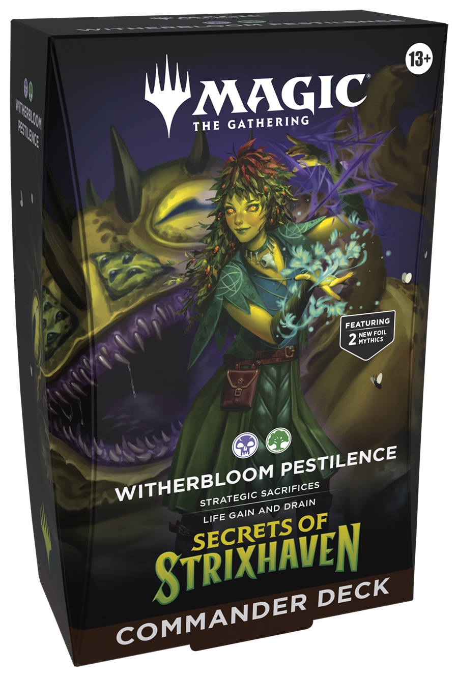 Magic: The Gathering - Secrets of Strixhaven Witherbloom Pestilence Commander Deck