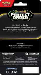 Pokemon TCG ME03 Perfect Order Premium Checklane Blister Meganium/Bayleef/Chikorita