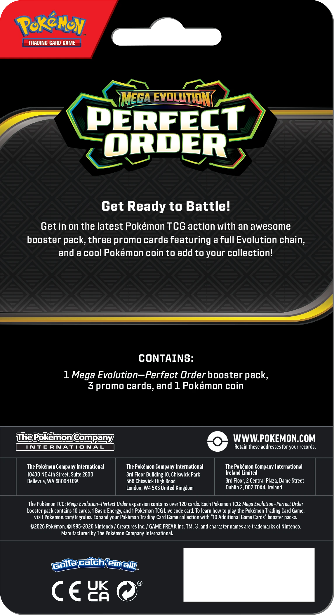Pokemon TCG ME03 Perfect Order Premium Checklane Blister Meganium/Bayleef/Chikorita