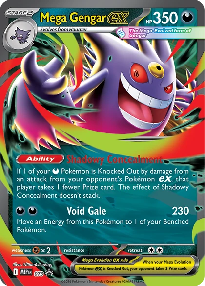 Pokemon TCG: Mega Moonlit Tin - Gengar