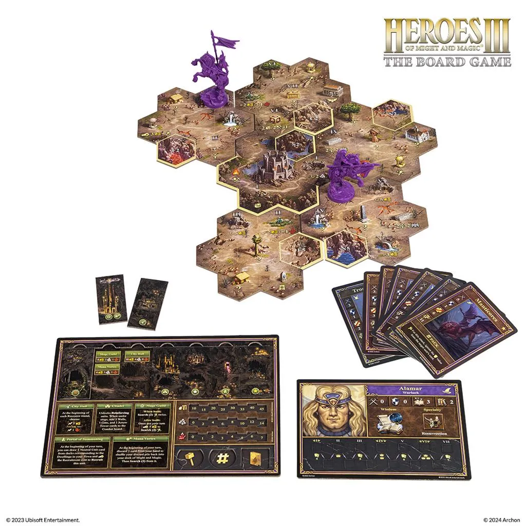 GRA HEROES OF MIGHT AND MAGIC III: GRA PLANSZOWA podstawa (PL) - ARCHON