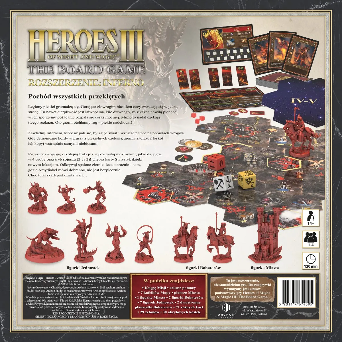 GRA HEROES OF MIGHT AND MAGIC III: INFERNO - dodatek (PL) - ARCHON