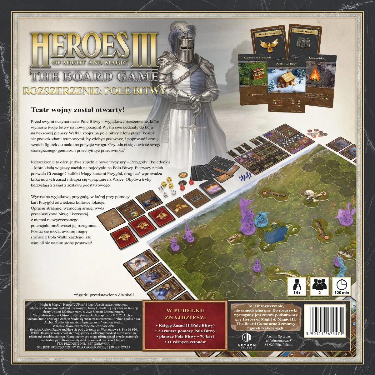 GRA HEROES OF MIGHT AND MAGIC III: POLE BITWY - dodatek (PL) - ARCHON