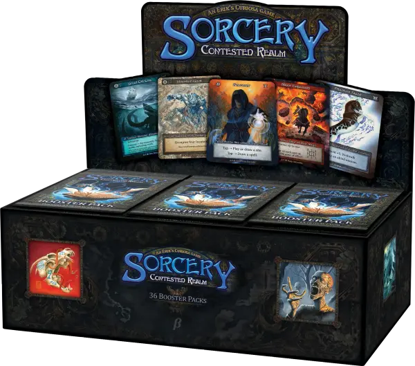 Sorcery Contested Realm: Beta Booster Display