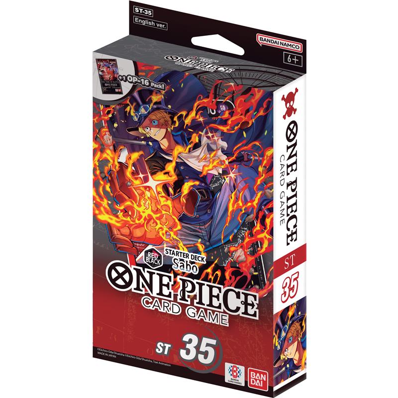 One Piece Card Game - [ST-35] Starter Deck: Red Black Sabo