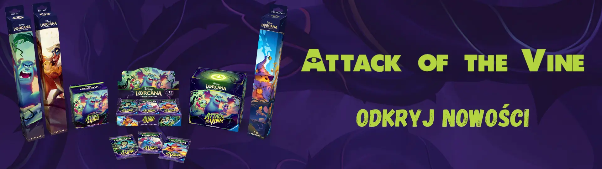 Grafika premierowa, Disney Lorcana: Set13 - Attack of the Vine!